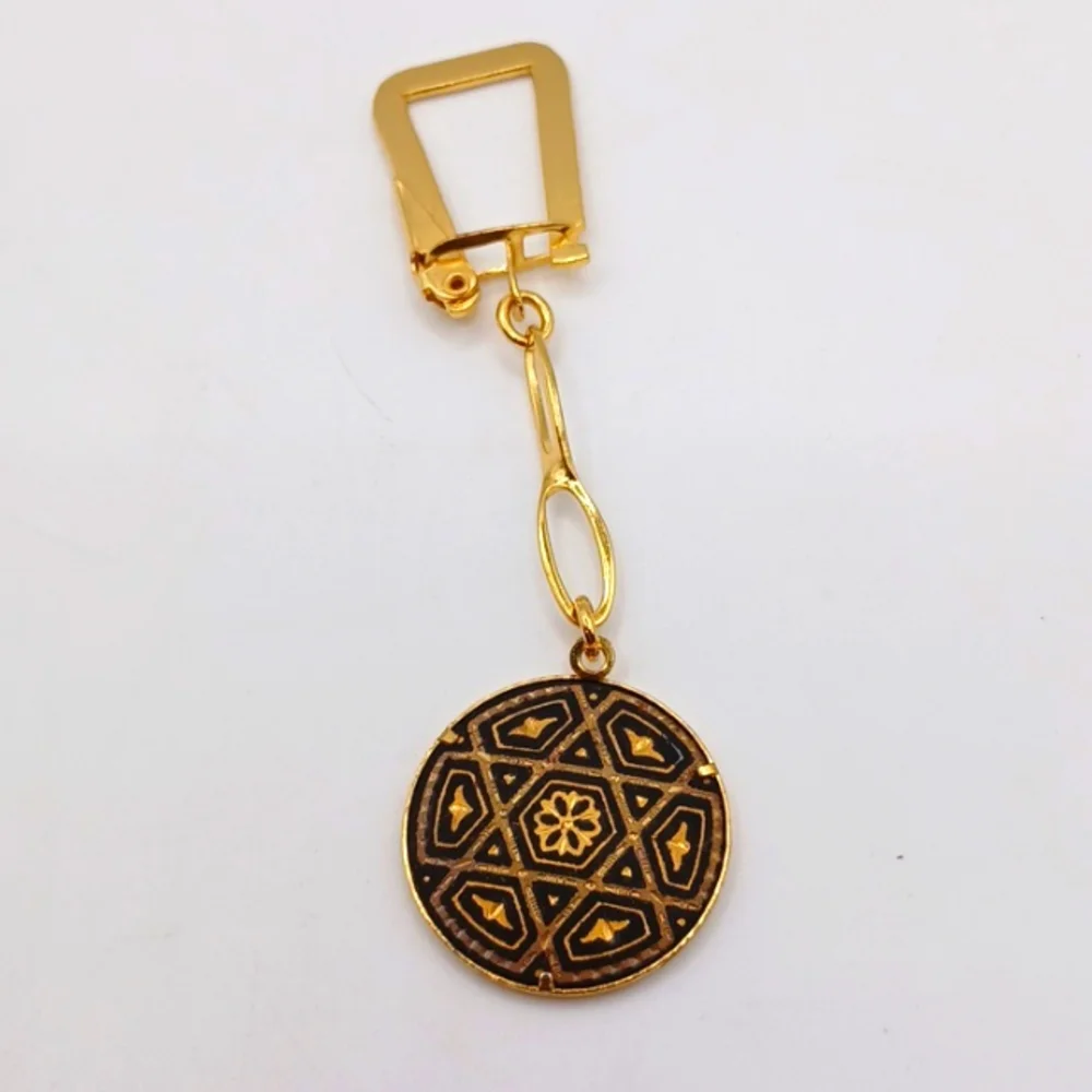 Damascene Keychain